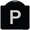 Signmission P Symbol Parking Sign Heavy-Gauge Aluminum Architectural Sign, 18" x 18", BS-1818-23513 A-DES-BS-1818-23513 - alternate 1
